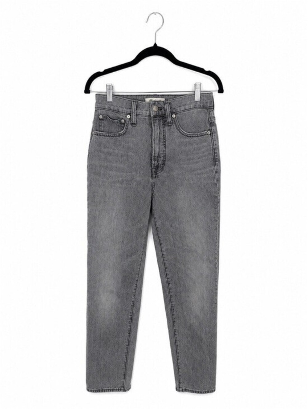 Madewell The Perfect Vintage Ankle Jeans Dennison Wash Gray High Rise Size 25